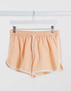 Оранжевые шорты для плавания ASOS DESIGN-Оранжевый