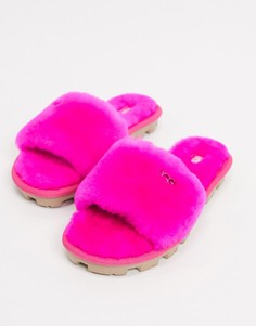Ярко-розовые шлепанцы UGG-Розовый