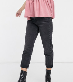 Черные джинсы в винтажном стиле New Look Petite-Черный