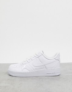Белые кроссовки Nike Air Force 107 LV8 2FA20-Белый