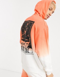 Выбеленное худи в стиле oversized от комплекта с принтом "NASA" на спине ASOS DESIGN-Мульти