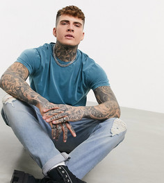 Выбеленная синяя oversized-футболка Reclaimed Vintage inspired-Мульти