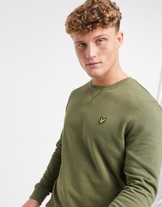 Свитшот с круглым вырезом Lyle & Scott-Зеленый