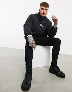 Черная подбитая куртка-пуловер Hummel-Черный