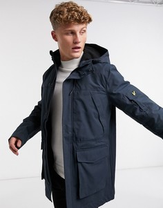 Куртка со вставками Lyle & Scott-Темно-синий
