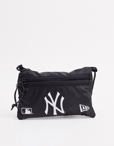 Черная мини сумка New Era NY Sacoche-Черный