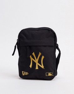 Черная боковая сумка New Era MLB NY-Черный