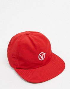 Красная бейсболка Vans Circle V Jockey-Красный
