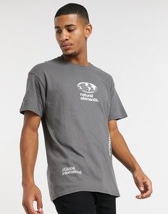 Серая футболка с принтом планеты Topman-Серый