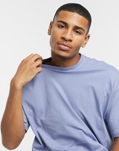 Синяя свободная футболка New Look-Синий