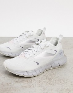 Серые кроссовки с блестками Reebok Running Zig Kineticа-Серый