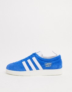 Синие замшевые кроссовки adidas Originals Gazelle Vintage-Синий