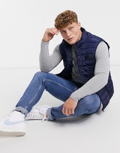 Жилет с капюшоном Jack & Jones-Темно-синий