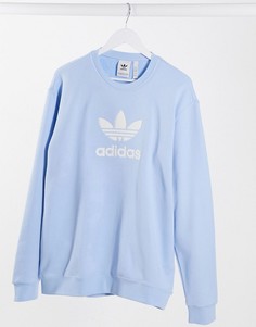 Голубой свитшот adidas Originals Premium-Синий