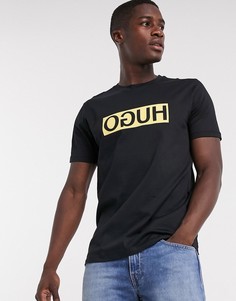 Футболка с логотипом HUGO-Черный