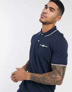 Футболка-поло patterson от Selected Homme-Темно-синий