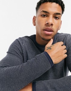 Джемпер с круглым вырезом Selected Homme dean-Темно-синий