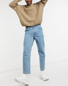 Голубые джинсы ASOS DESIGN-Синий