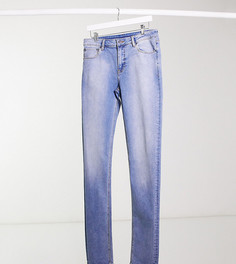 Синие средне-выбеленные зауженные джинсы ASOS DESIGN Tall-Синий