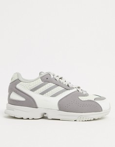 Серые кроссовки adidas Originals ZX 400-Белый