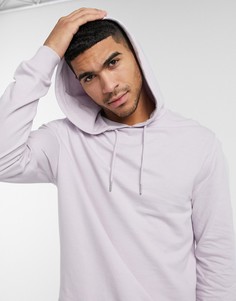 Легкий худи фиолетового цвета ASOS DESIGN-Фиолетовый