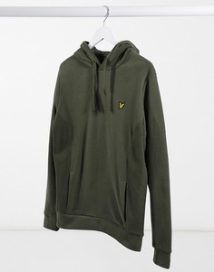 Худи со вставками Lyle & Scott-Зеленый