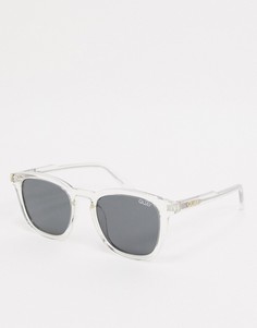 Мужские солнцезащитные очки в прозрачной оправе в стиле ретро Quay Jackpot-Очистить