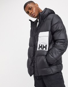 Черная дутая куртка Helly Hansen-Черный