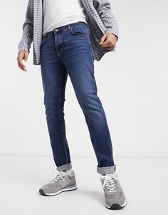 Темно-синие джинсы скинни ASOS DESIGN из органического хлопка-Синий