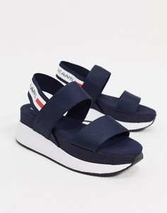Темно-синие сандалии в спортивном стиле Tommy Hilfiger-Темно-синий