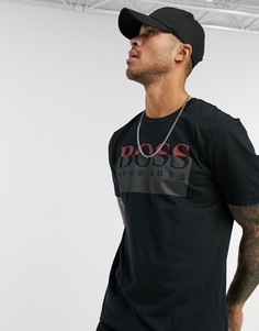 Черная футболка с логотипом BOSS Thady 1-Черный
