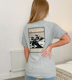 Серая футболка The North Face Faces эксклюзивно для ASOS-Белый