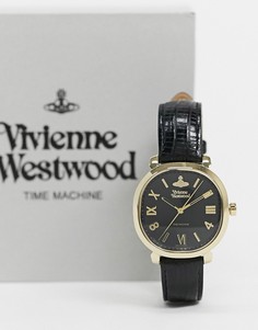 Часы с черным ремешком Vivienne Westwood Mayfair-Черный