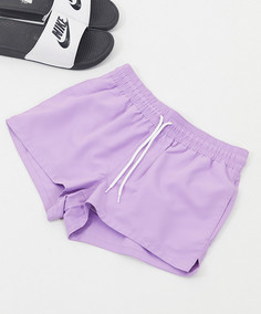 Фиолетовые короткие шорты для плавания ASOS DESIGN-Мульти