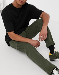 Зеленые брюки карго классического кроя Jack & Jones Intelligence-Зеленый
