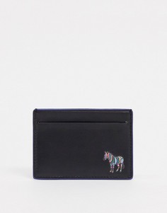 Черная кожаная кредитница с логотипом PS Paul Smith-Черный