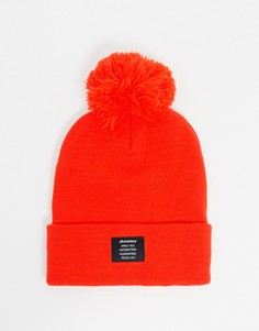 Оранжевая шапка с помпоном Dickies-Оранжевый