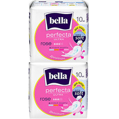 BELLA Прокладки супертонкие PERFECTA ULTRA ROSE DEO, 10шт (розов) (2шт)