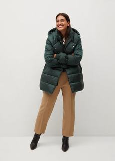 Стеганый анорак с капюшоном - Soho7 Mango