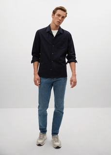 Рубашка regular fit из хлопка - Beta Mango