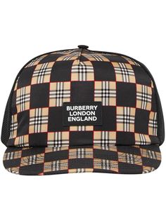 Burberry бейсболка в клетку