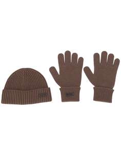 Dsquared2 комплект из шапки бини и перчаток