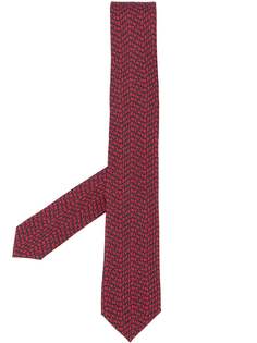 Givenchy галстук с жаккардовым логотипом