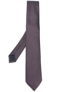 Ermenegildo Zegna жаккардовый галстук с узором