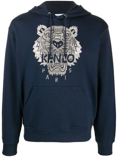 Kenzo худи с вышивкой Tiger