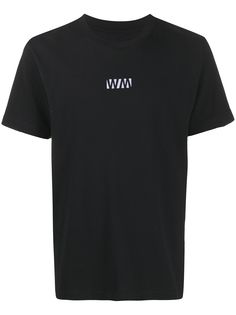 White Mountaineering футболка с круглым вырезом и логотипом