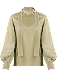 Chloé блузка с завязками спереди