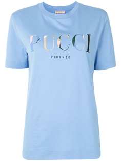 Emilio Pucci футболка с логотипом