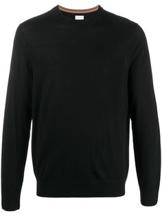 Paul Smith пуловер с круглым вырезом и логотипом