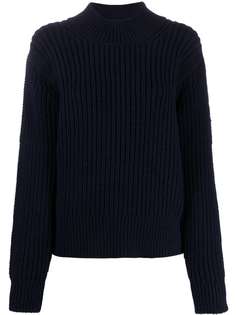Closed rib knit jumper